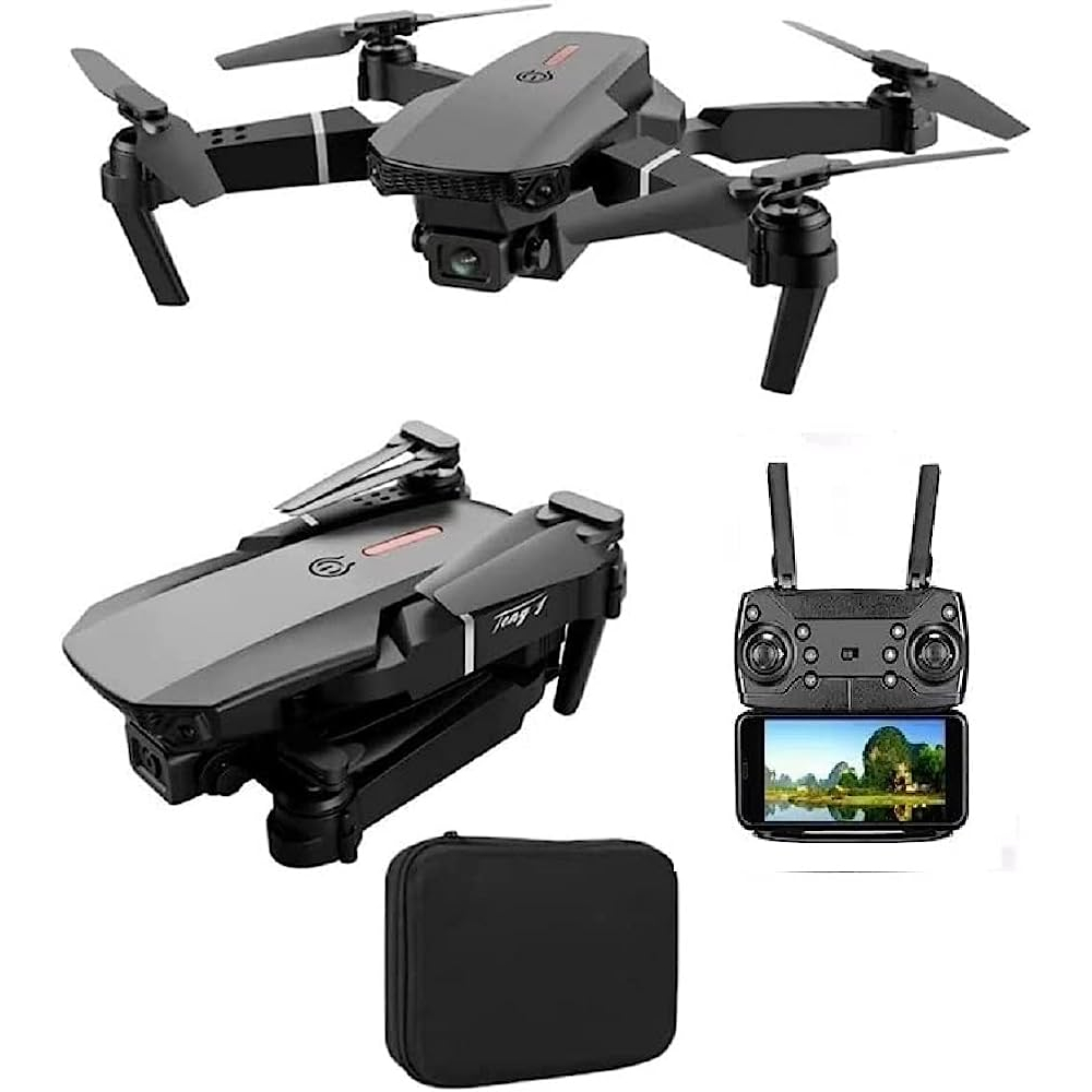 DRONE E88/A88 Drone Camera Drone Quadcopter Auto Fokus include