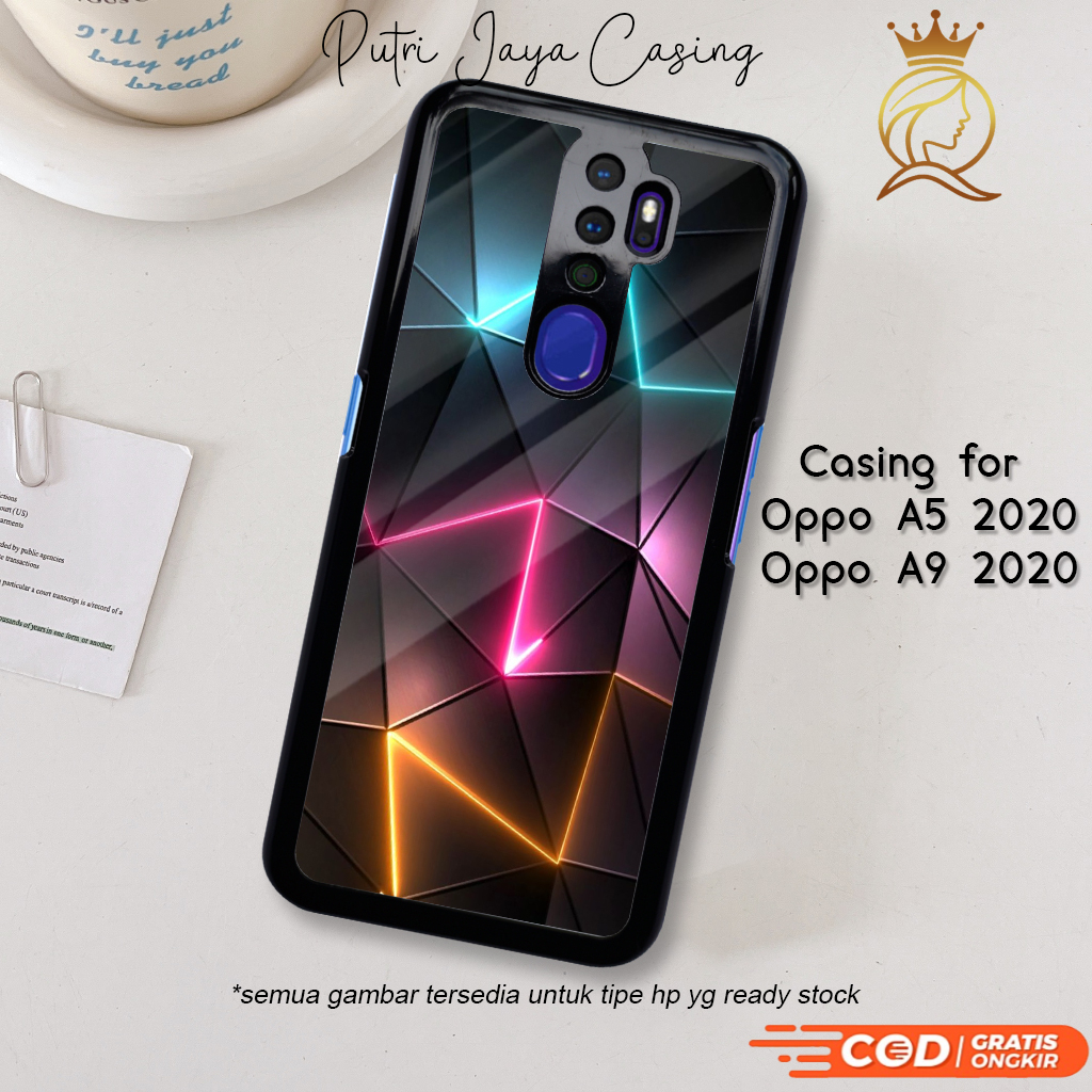 Case Hp Oppo A5 2020 Casing Oppo A5 2020 Motif 05 ABSTRAK KUBIK Casing Terbaru Case Karakter Lucu Ca