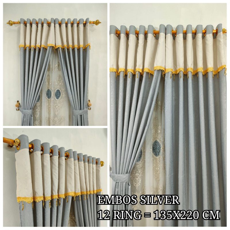 Gorden Rumbai poni gorden Rempel hati Pintu dan jendela Ring 12