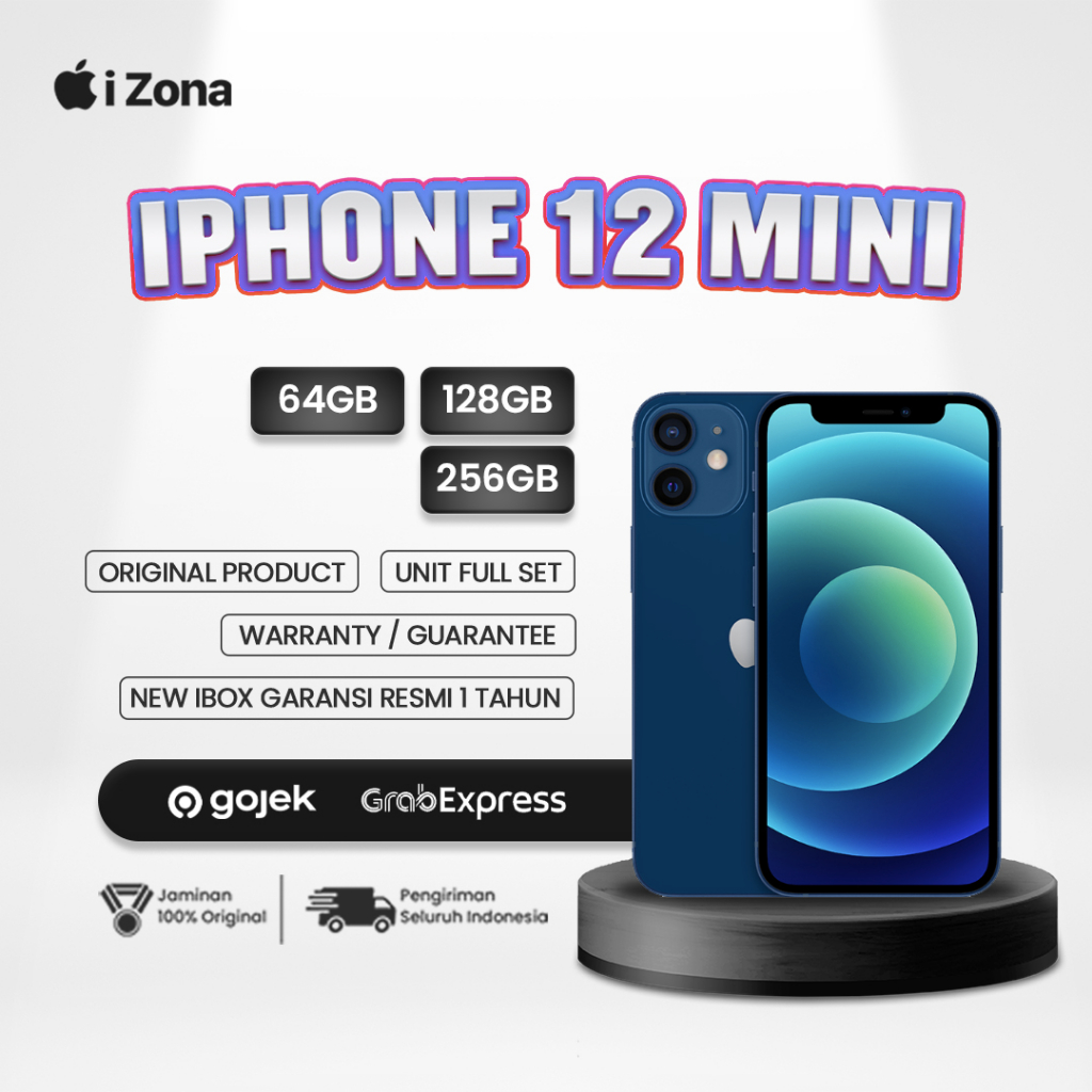 IPHONE 12 MINI 64 128 256GB ORIGINAL SECOND INTER IBOX TERMURAH IZONA