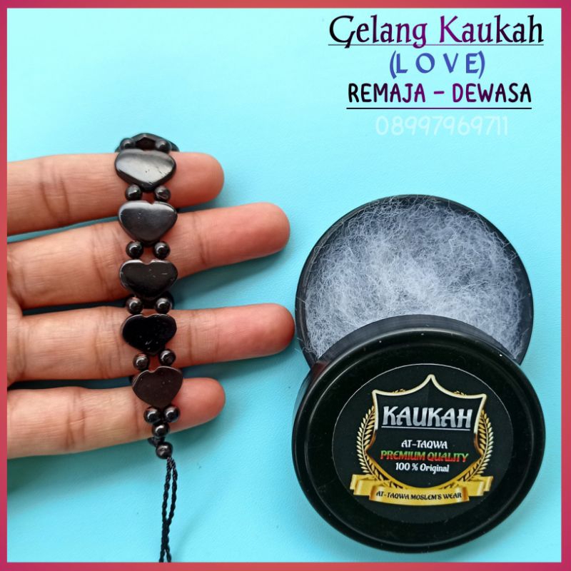 Gelang Kayu Kaukah (LOVE + WADAH) gelang Wanita kaokah koka kukah kokkah