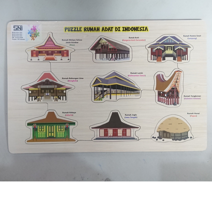 Puzzle Seri Rumah Adat