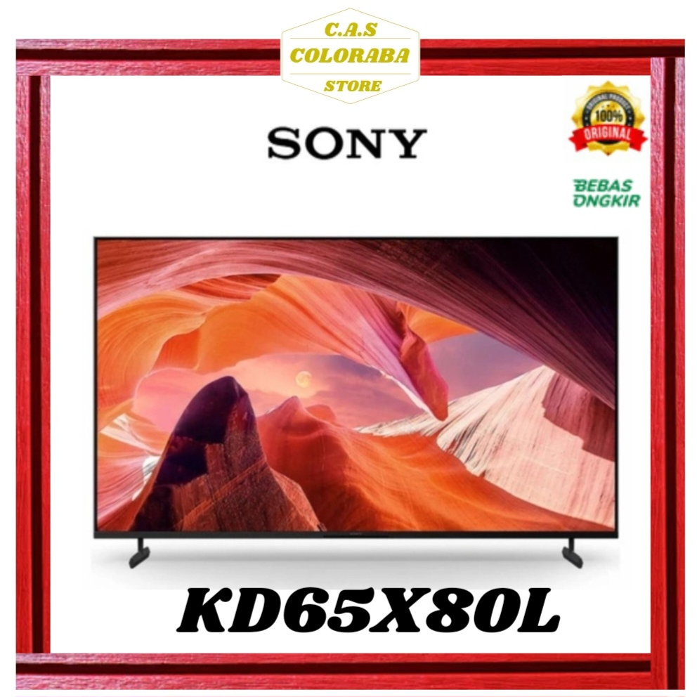 TV SONY KD-65X80L SMART GOOGLE TV 65 INCH LED 4K UHD KD65X80L 65X80L