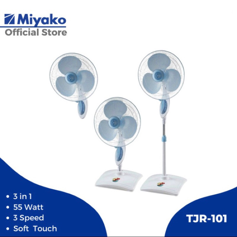 Miyako - Kipas Angin Miyako TJR 101 - Kipas Angin 16 inch Miyako