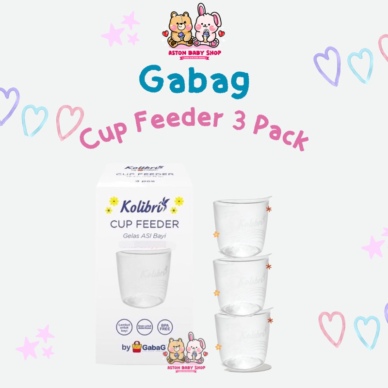 Gabag Kolibri Cup Feeder 1 box isi 3