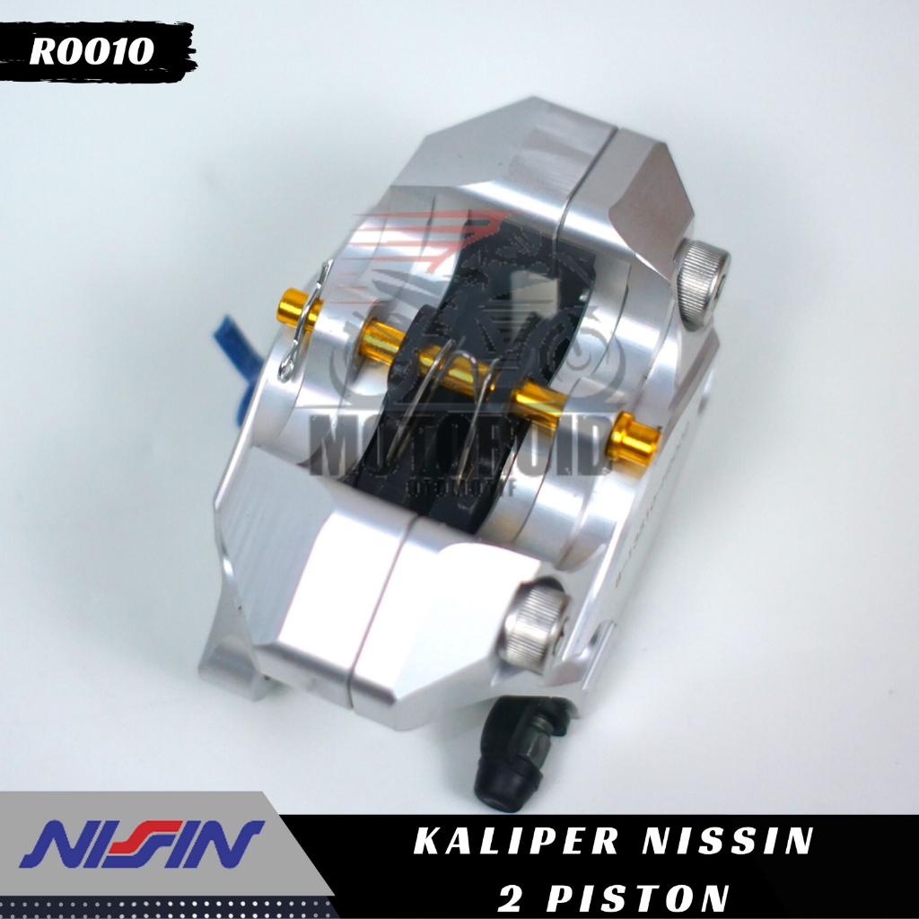 Kaliper 2Piston Palababi Universal Motor Beat Scoopy Mio Fino Nmax Ninja Satria Fu MX king model Kepala babi Thailand