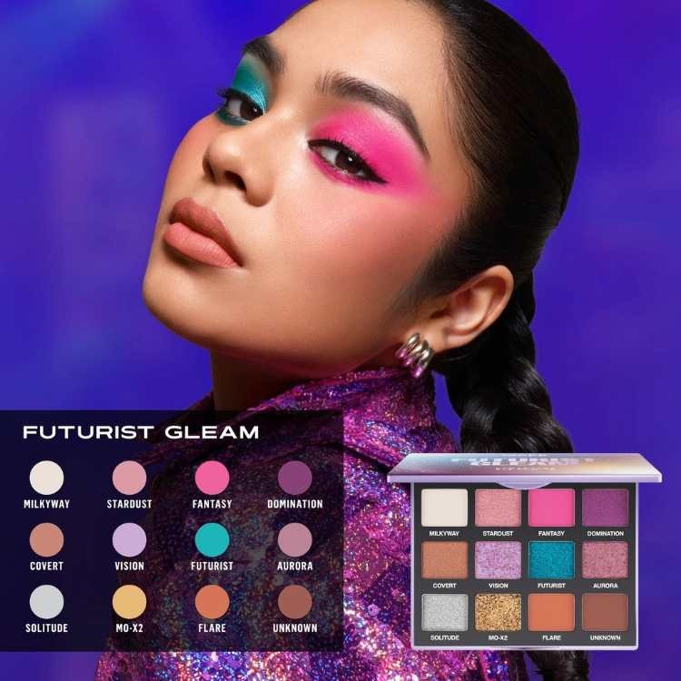 MAKE OVER FUTURIST GLEAM POWERSTAY EYE PALETTE