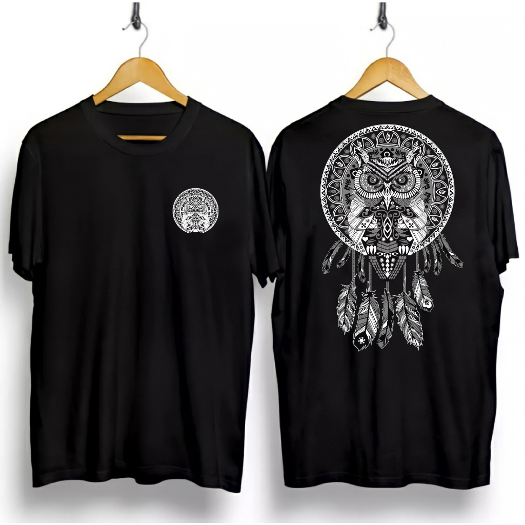 NEW PROMO DISTRO TERBARU JAWA / KAOS OBLONG ANJINING / KAOS SABLON OWL / KAOS WAYANG BURUNG HANTU FU