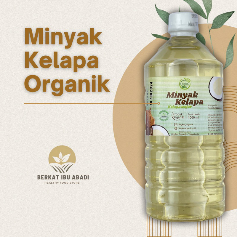 

Minyak Kelapa Lingkar Organik 1L