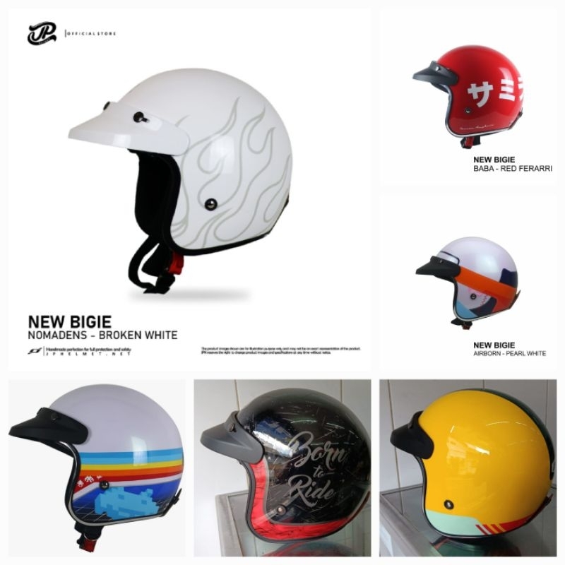Helm retro jp Helm retro NEW BIGIE by JPX HELMET