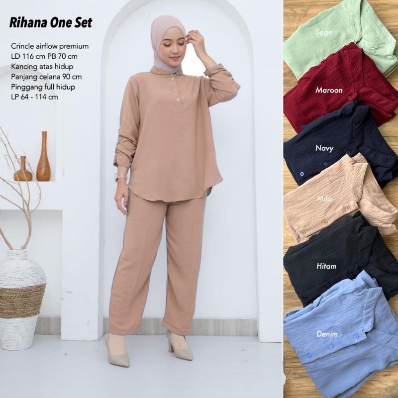 Setelan Airflow - RIHANA ONE SET //JF703