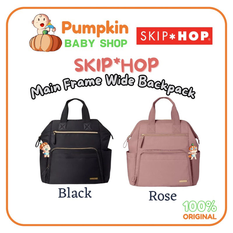 SKIP HOP Main Frame Wide Backpack Diaper bag