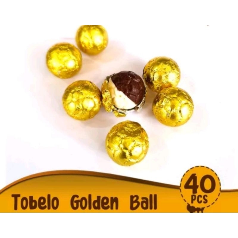 TOBELO GOLDEN CANNON Coklat + Strawberry isi 40 pcs