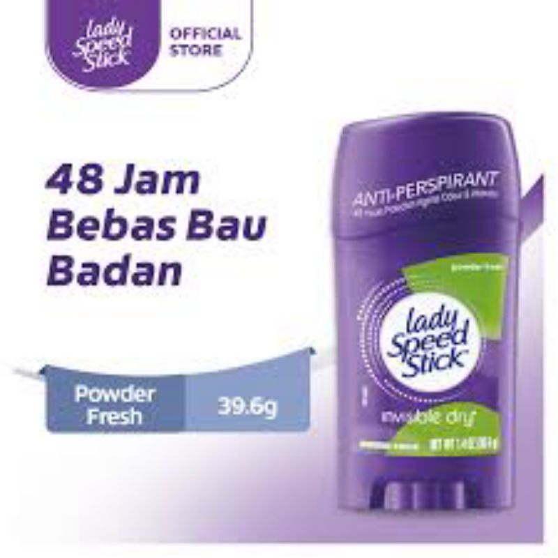 Lady Speed Stick Deodorant, 1,4oz, 39,6gr