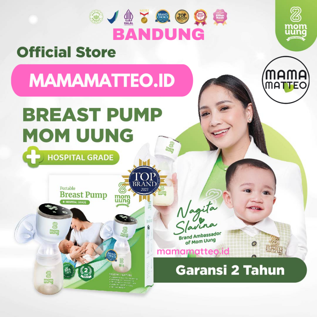 POMPA ASI MOM UUNG PORTABLE ELEKTRIK HOSPITAL GRADE MOMUUNG / Breast Pump / Breast Feeding / Menyusui / MOM UUNG BANDUNG