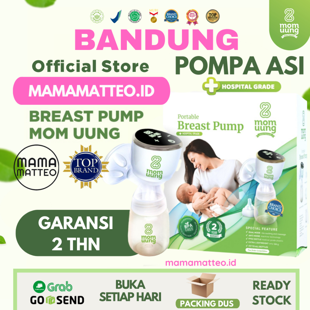 POMPA ASI MOM UUNG PORTABLE ELEKTRIK HOSPITAL GRADE MOMUUNG / Breast Pump / Breast Feeding / Menyusui / MOM UUNG BANDUNG