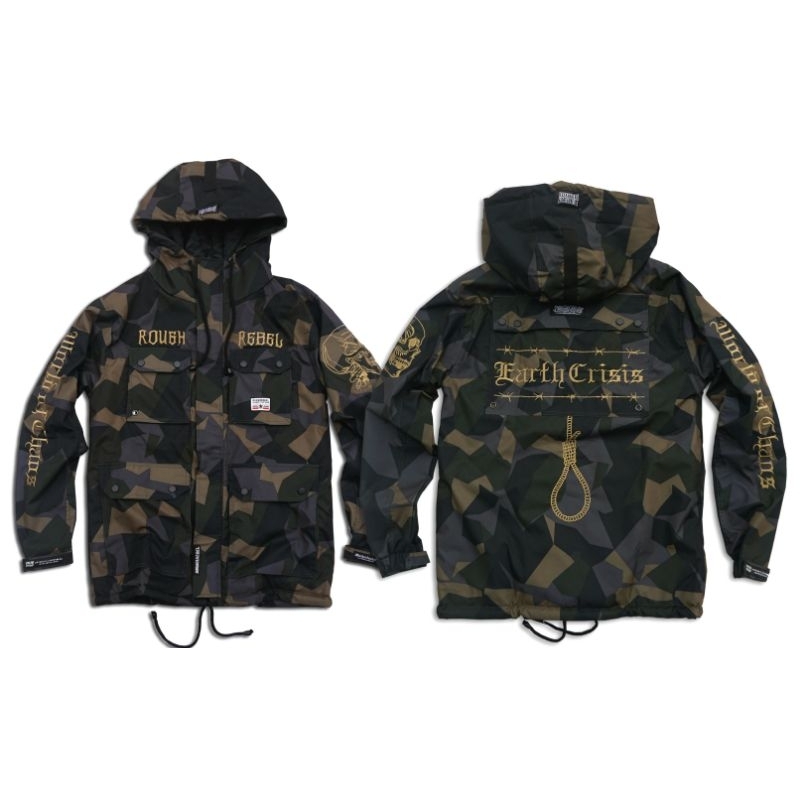 NEW 2023 EARTHCRISIS  PARKA JACKET - ROUGHREBEL OFFICIAL STORE