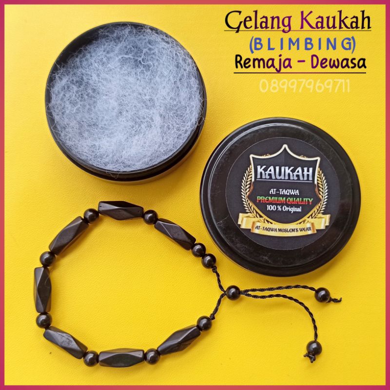 Gelang kaukah (BLIMBING + WADAH) gelang Kayu kaokah koka kokka kukah kokkah Pria - Wanita