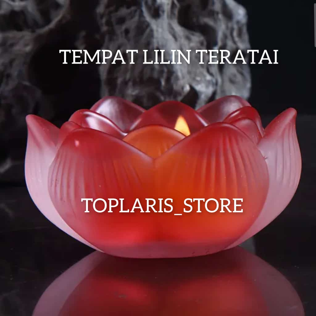 Tempat Lilin Teratai/Dudukan Lilin Teratai