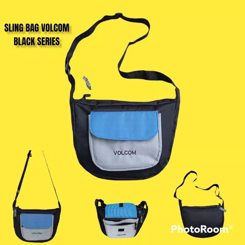 Tas Selempang Pria Waistbag Fashion Branded Distro Terbaru Tas Seri Volcom Quality Original