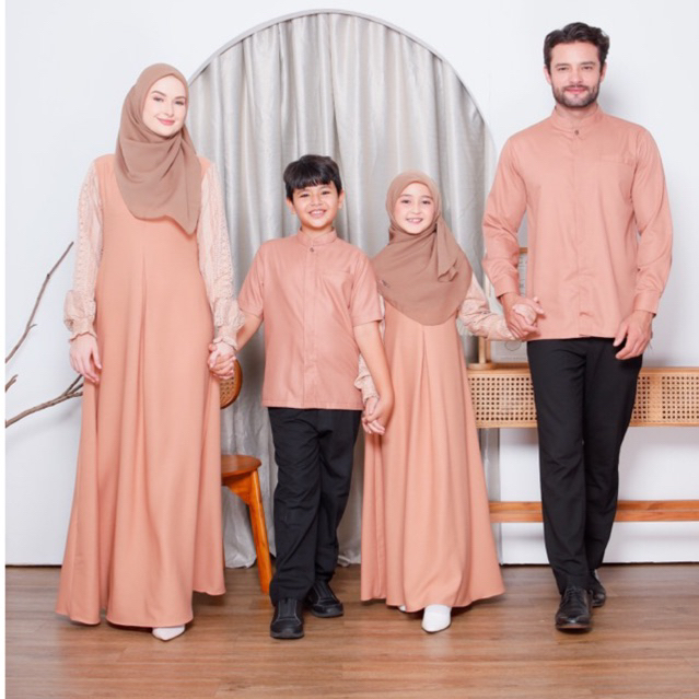 LADY DRESS ANAK family set hawacorner Dress Brukat Anak Kondangan