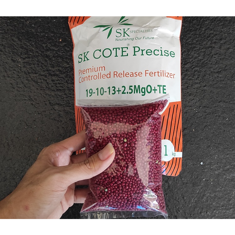 Pupuk SK COTE 19-10-13+2.5MgO+TE 250 Gram (REPACK) / Pupuk Slow Release SK COTE Precies Mirip Pupuk 
