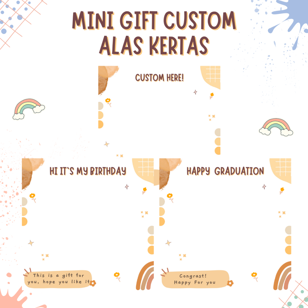 

VOL 1 ALAS KERTAS MINI GIFT SNACK | MOMO AESHETIC VINTAGE