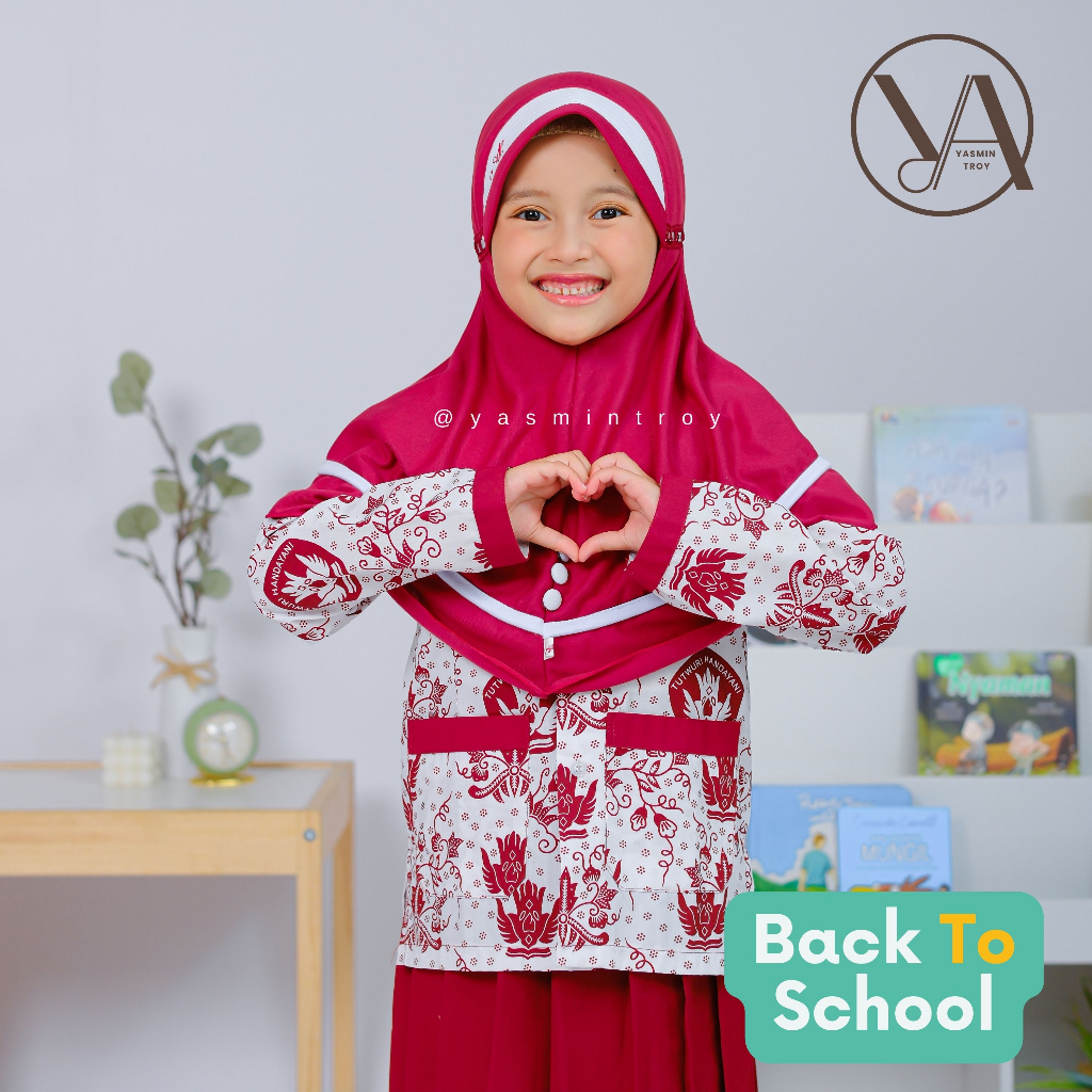 Jilbab Krudung Hijab Anak Sekolah Instan Joyah