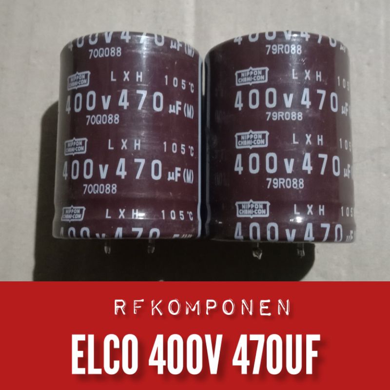 ELCO 400V 470UF