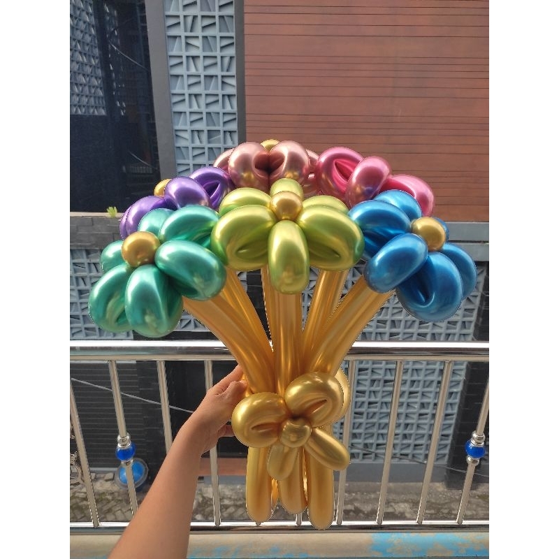 BUCKET WISUDA MURAH MALANG|BUCKET BALLON TANGKAI PENDEK[AREA MALANG]