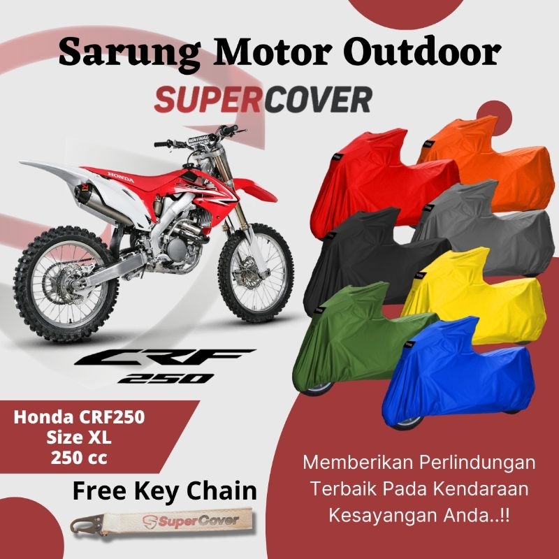 Cover Motor HONDA CRF 250 CC SIZE XL Super Cover Sarung Motor Outdoor Original Premium Mantel Motor 