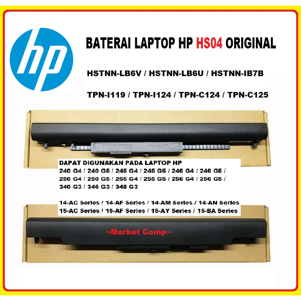 Battery Original Baterai Laptop HP 14-AM507TU 14-AM514TU 14-AM516TU 14-AM517TU 14 AF 14AF 14-AF 14-A