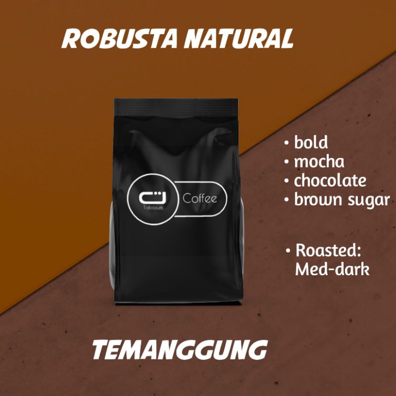 

kopi Robusta Temanggung Premiun 100 g bubuk atau biji