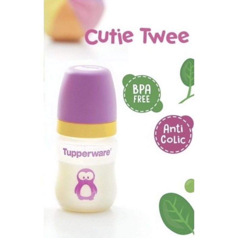 cutie Tetwee/botol susu tupperware/dot bayi 120ml