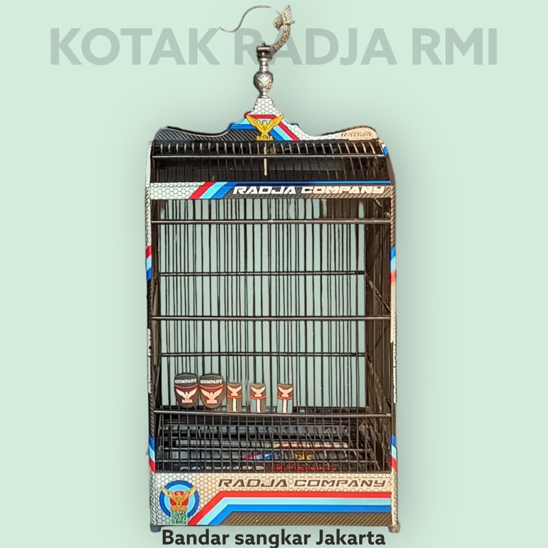 SANGKAR KANDANG KOTAK RADJA DECAL RMI