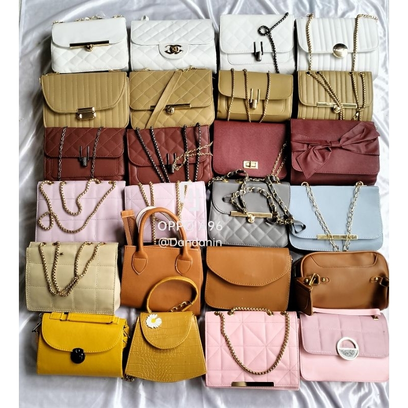 Grosir Tas Murah 100rb 5pcs tas Selempang pundak wanita cewek murah