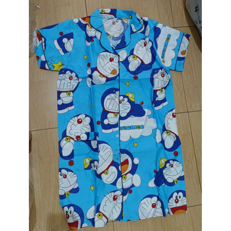 Baju tidur wanita/cewek katun Daster/piyama Daster kancing