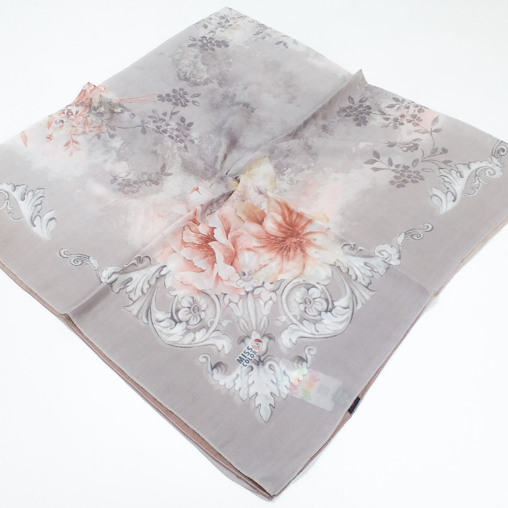 BUSRA Series Miss Color Voile Scarf Ultrafine Polyspun - Hijab Size 120*120 cm-3