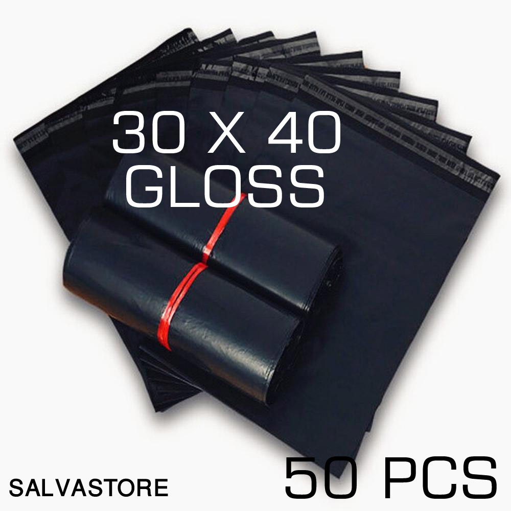 

Plastik Polymailer Polybag - Black 30 x 40 cm/ 50 pcs GLOSS