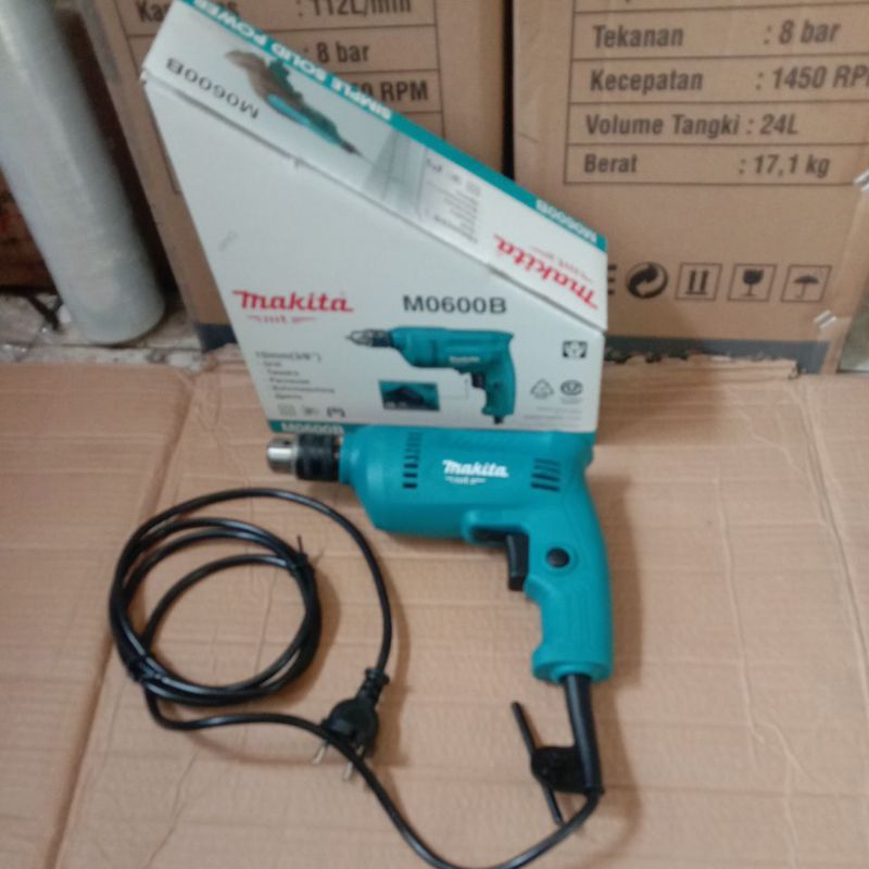 Mesin Bor Makita M0600B | Mesin Bor Tangan Listrik 10mm Makita