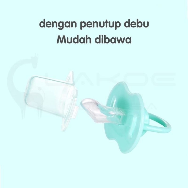 Empeng Bayi Silikon - Kompeng Dot Bayi Luci - BPA Free