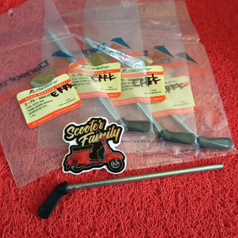 Tongkat kran bensin tuas kran bensin vespa all vespa DANMOTOR