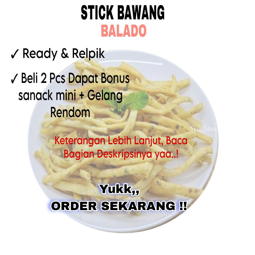 STICK BAWANG [ BELI 2 PCS DAPAT BONUS MINI SNACK + GELANG RENDOM