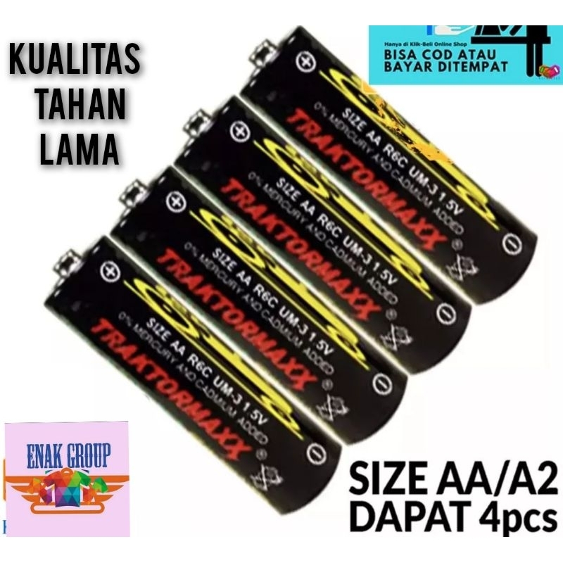 COD-Baterai AA/A2 Kualitas Bagus Premium/Baterai Traktor AA