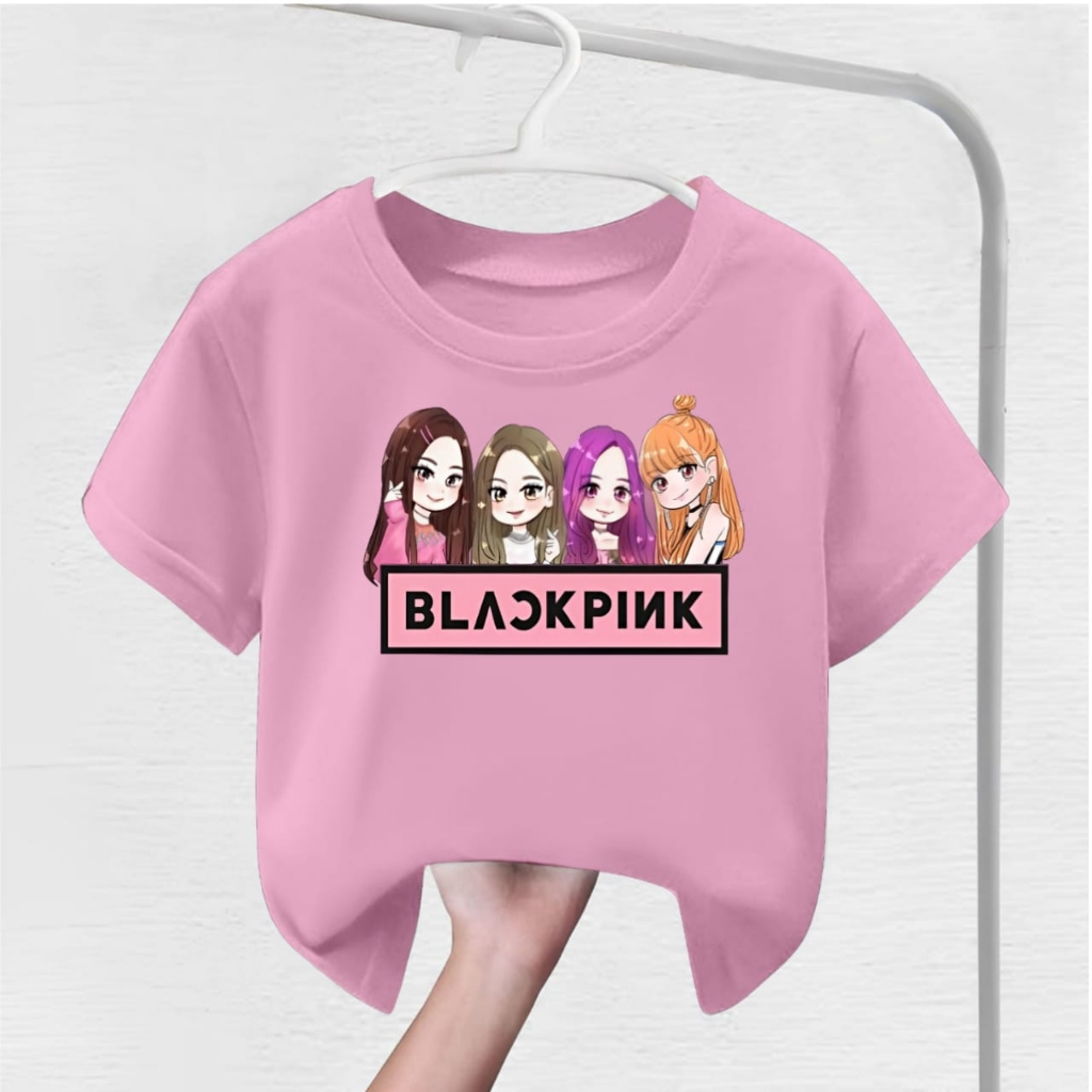 REDLOVE136 ( TERBARU ) KAOS OBLONG ANAK / KAOS TERBARU ANAK ANAK / ATASAN ANAK OBLONG / FASHION ANAK / KAOS OBLONG  BLACKPINK