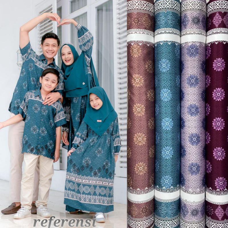 Kain Dr Silk Motif Rahmah harga setengah meter