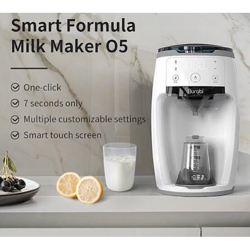 BURABI Smart Formula Milk Maker Compact / Mesin Penyeduh Susu Formula