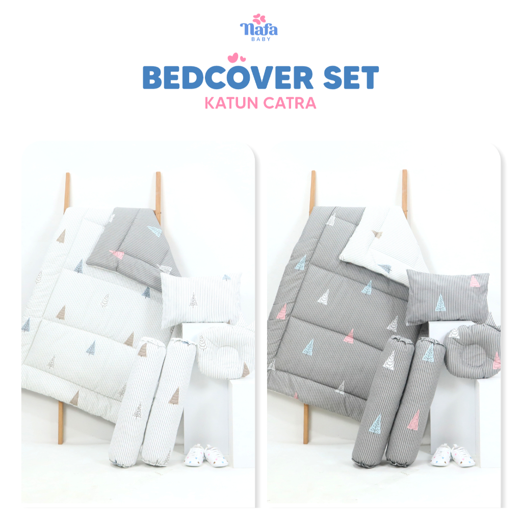 BABY BEDDING SET KATUN JEPANG/ BEDCOVER BAYI PREMIUM / NAFA BABY