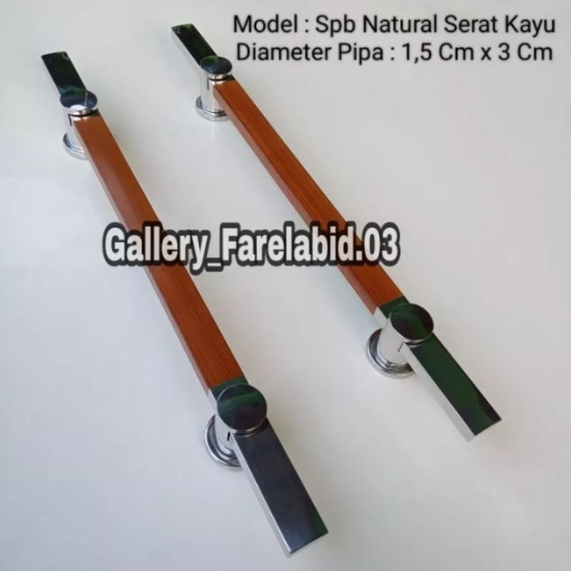 Handle Pintu Rumah Stainless Steel 60 Cm Gagang 45 Cm Pegangan Tarikan Pintu Kupu Tarung Minimalis 33 Cm