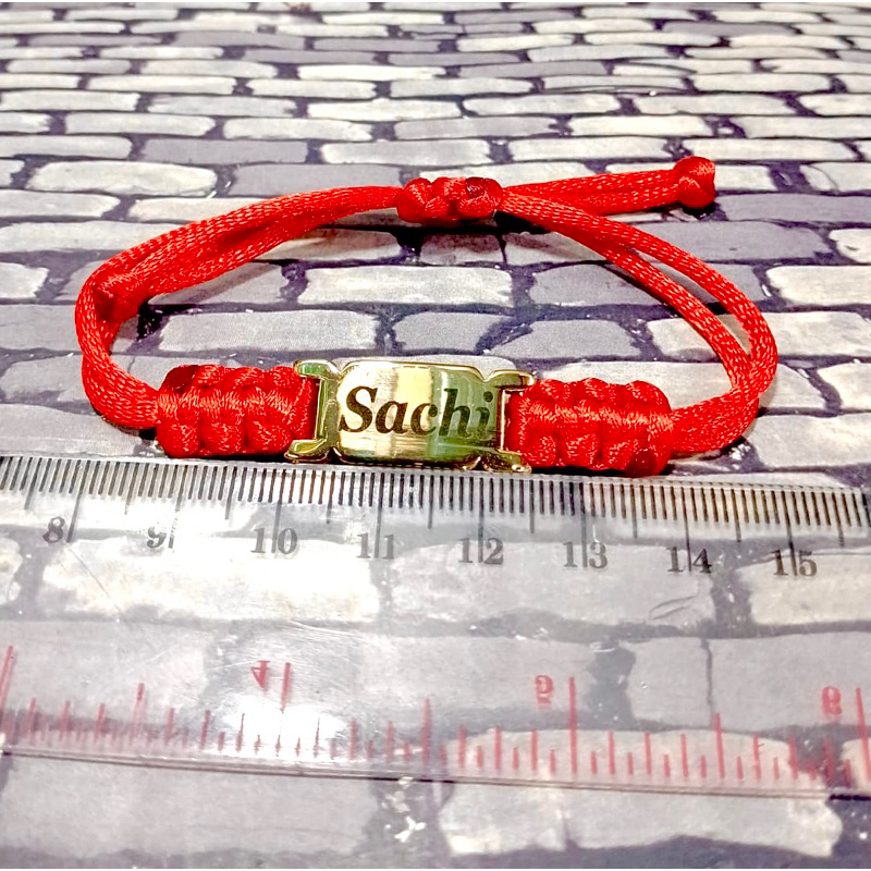 gelang nama titanium anti luntur pesan sesuai keinginan mu